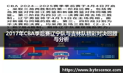 2017年CBA季后赛辽宁队与吉林队精彩对决回顾与分析